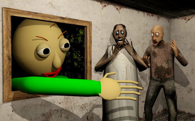 Granny vs Baldi and Grandpa Horror Screenshot